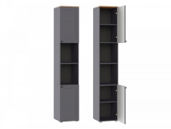 Стеллаж 16.427 Остин Серый Графит