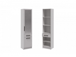 Пенал с зеркалом Кевин белый