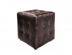 Пуф коричневый кожзам Dark Brown