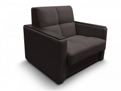 Диван Рэй 700х2000 Клетка с прямыми подлокотниками с МДФ вивальди 10