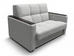 Диван Рэй 1200х2000 Клетка с прямыми подлокотниками с МДФ вивальди 14