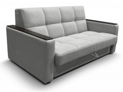 Диван Рэй 1600х2000 Клетка с прямыми подлокотниками с МДФ вивальди 14