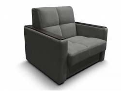 Диван Рэй 700х2000 Клетка с прямыми подлокотниками с МДФ вивальди 34