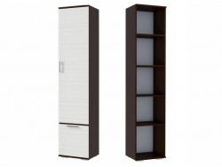 Шкаф бельевой Ника ШБ500 Дуб Венге-Сосна Лоредо