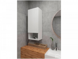 Шкаф навесной для ванной комнаты и туалета MH26 Софт лотос