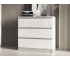 Комод 800 3 ящика Челси белый