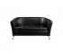 Диван 2Д Бо кожзам Black
