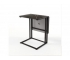 Стол пристенный Компакт Пластик 0440-черные опоры