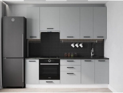 Кухня Смоки 2400 МДФ (верх 950мм)