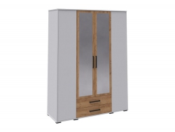 Шкаф четырехдверный Соната Дуб крафт золотой