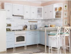 Кухня Стефани - Ева с барной стойкой