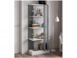 Стеллаж СТМ-2 700 графит серый/белый