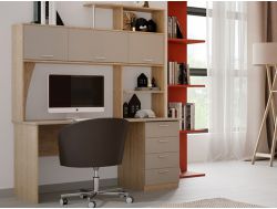 Стол компьютерный СК 11 Дуб натуральный