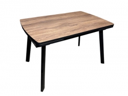 Стол раздвижной Винг (V) дуб табачный/черный