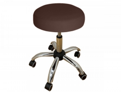 Стул мастера Монро-мини на металлическом каркасе шоколадный