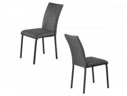 Стул Квест.1 Кожзам SPACE GRAFIT (серый)