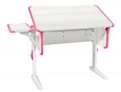 Парта СУТ 43 с полкой рамух-розовый