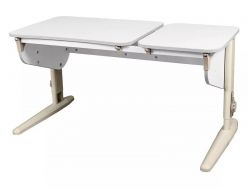 Парта СУТ 45 белый-розовый