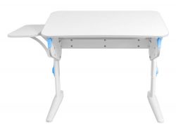 Парта СУТ 46 с боковой полкой белый-ниагара