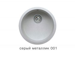 Кухонная мойка Tolero R-104 Серый металлик 001