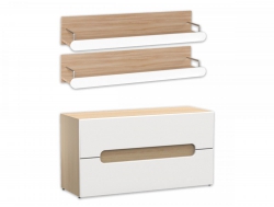 Тумба под ТВ с полками Палермо