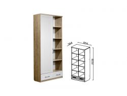 Шкаф для детских вещей комбинированный Юниор-7 ЮН-3