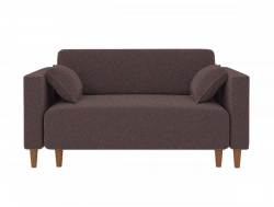 Диван прямой Урвик Кофе рогожка