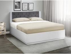 Кровать Венеция 12.1 МДФ велюр 032